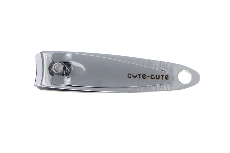 Cute-Cute /1502/ Клиппер маленький, серебро, длина 55 мм