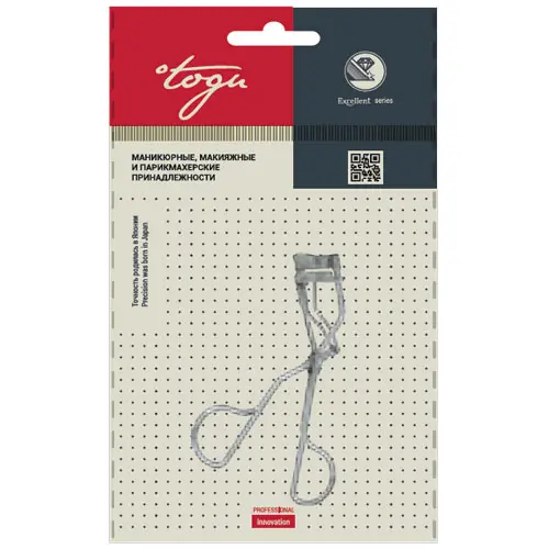 Cute-Cute /togu/ 1302/ Зажим для ресниц с запасным блоком, металл, серебро