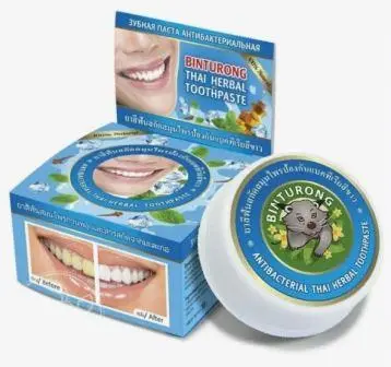 Binturong Зубная паста (33г) Антибактериальная Thai Herbal .12