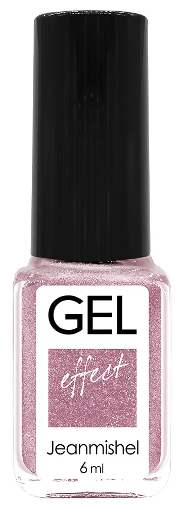 JEANMISHEL mini GEL-эффект лак д/н 6мл. №182 Серо-сиреневый с серебрянным песком (*24)