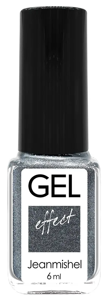 JEANMISHEL mini GEL-эффект лак д/н 6мл. №300 Серебристый искрящийся.(*24)