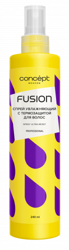 Concept Fusion Спрей увлажняющий с термозащитой д/волос Ultra Moist 240мл.8 /92800