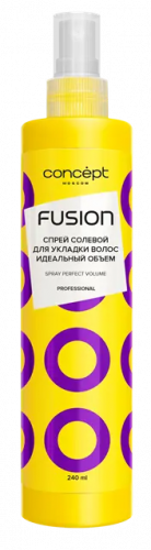 Concept Fusion Спрей солевой для укладки волос Идеальный объем Perfect Volume 240мл.6 /98635