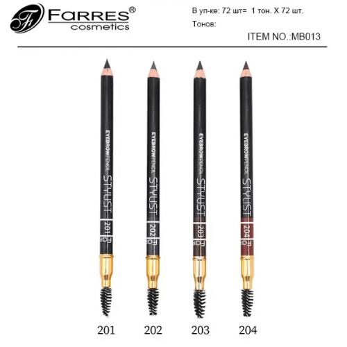 FARRES /MB013-201/ Карандаш для бровей 