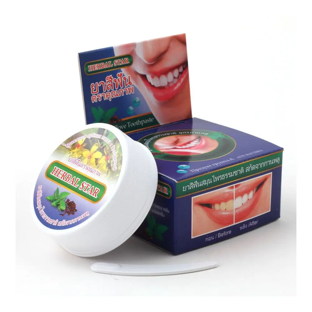 Herbal Star Зубная паста (30г) Herbal Clove & Mint / Гвоздика и Мята. 12