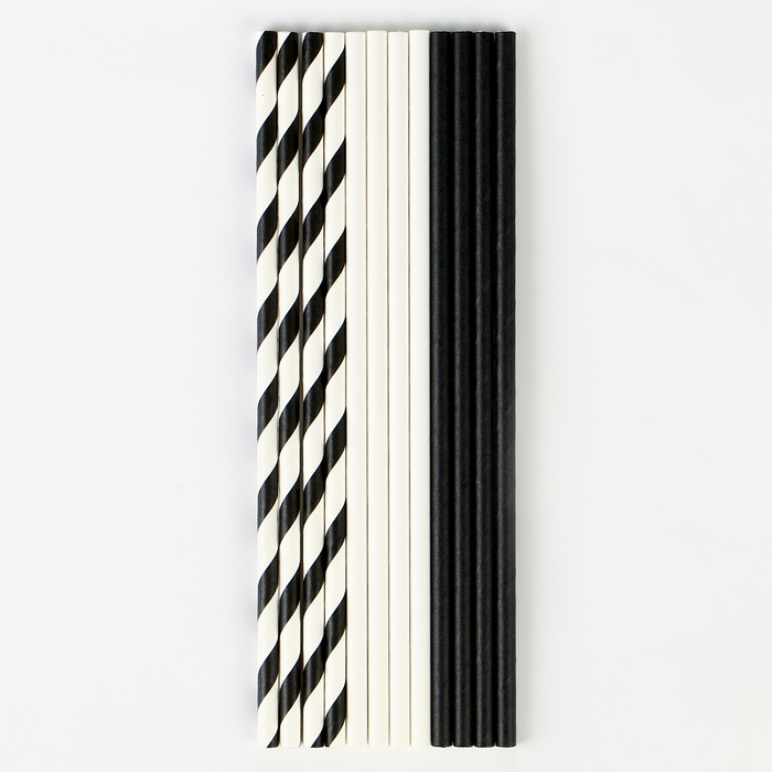 Трубочки бумажные 12 шт «Дерзость»