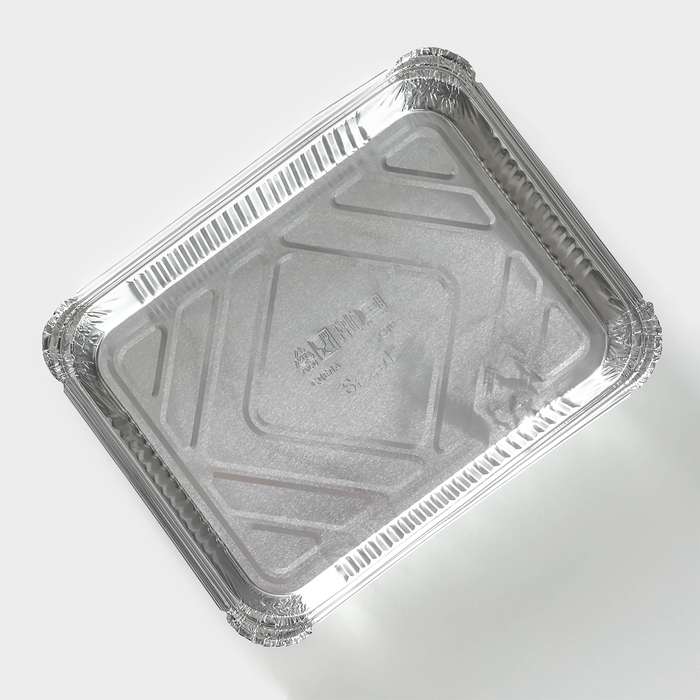 Форма из фольги для выпечки и запекания Доляна, 1,1 л, 225×175×35 мм, 2 шт
