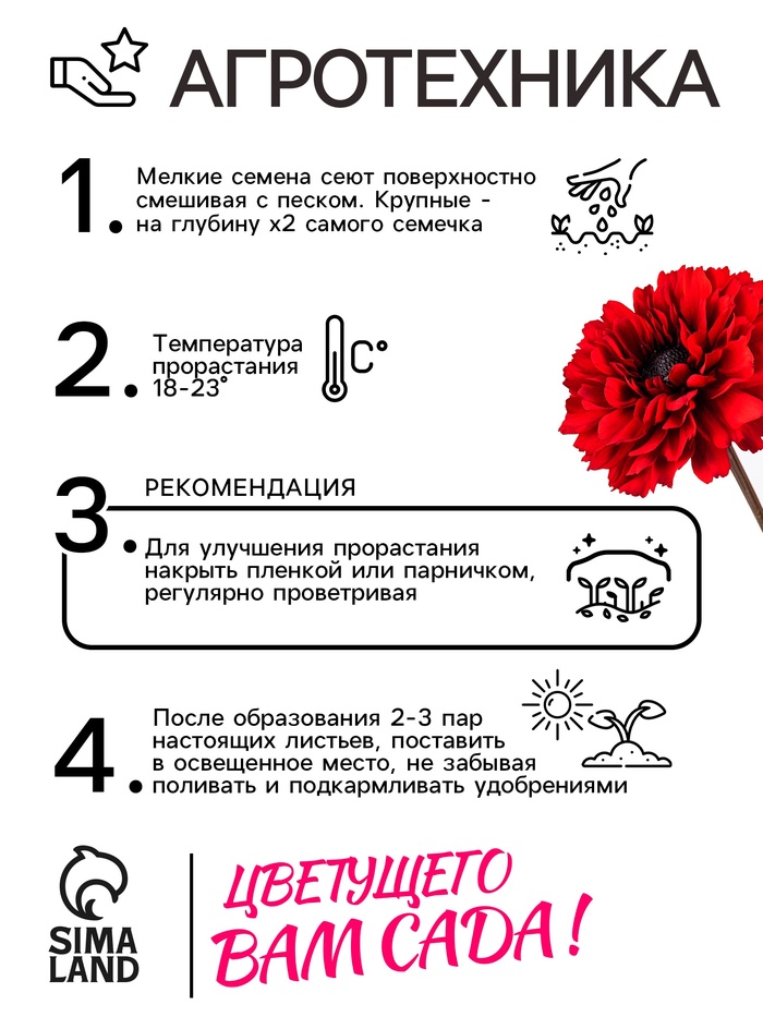 Семена цветов Календула махровая