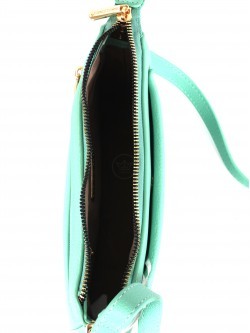 Сумка женская искусственная кожа DJ-СМ 7336-TURQUOISE, 1отд, плечевой ремень, зеленый 263899