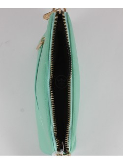 Сумка женская искусственная кожа DJ-СМ 7334-TURQUOISE, 1отд, плечевой ремень, зеленый 263831