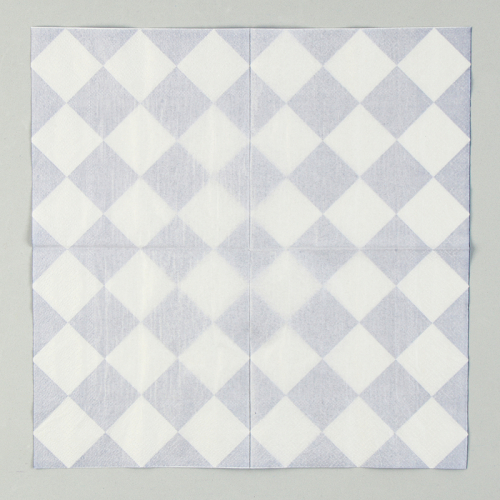 Салфетки бумажные «Синие ромбики», 33×33 см, набор 20 шт.