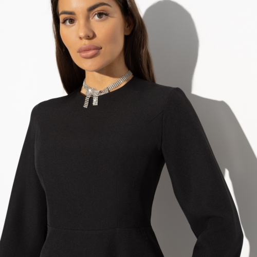 Ст.цена 1790р. Платье с открытой спинкой, Выходи за меня! (black) 00000011067 Черный