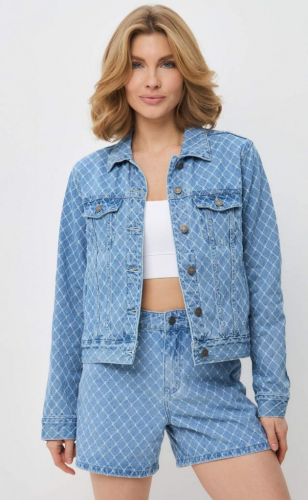 Куртка джинс F412-1228 l.blue