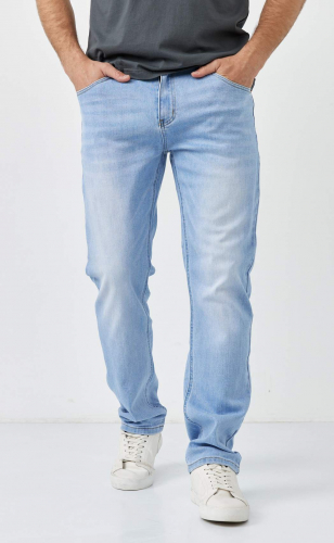 Джинсы F411-0179R pale blue