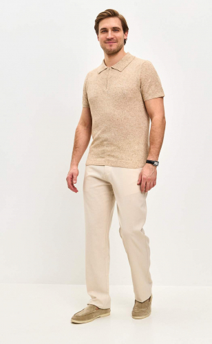 Футболка лен F111-07LN l.beige