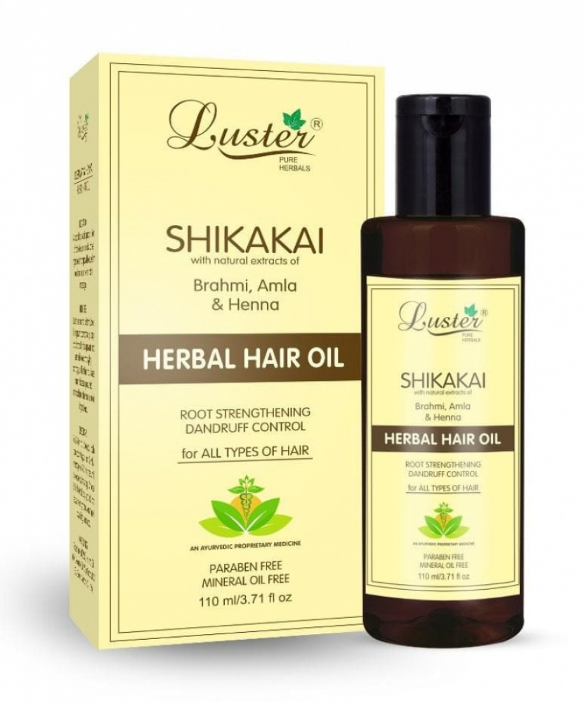 LUSTER Shikakai Herbal Hair Oil Масло для волос Шикакай 110мл