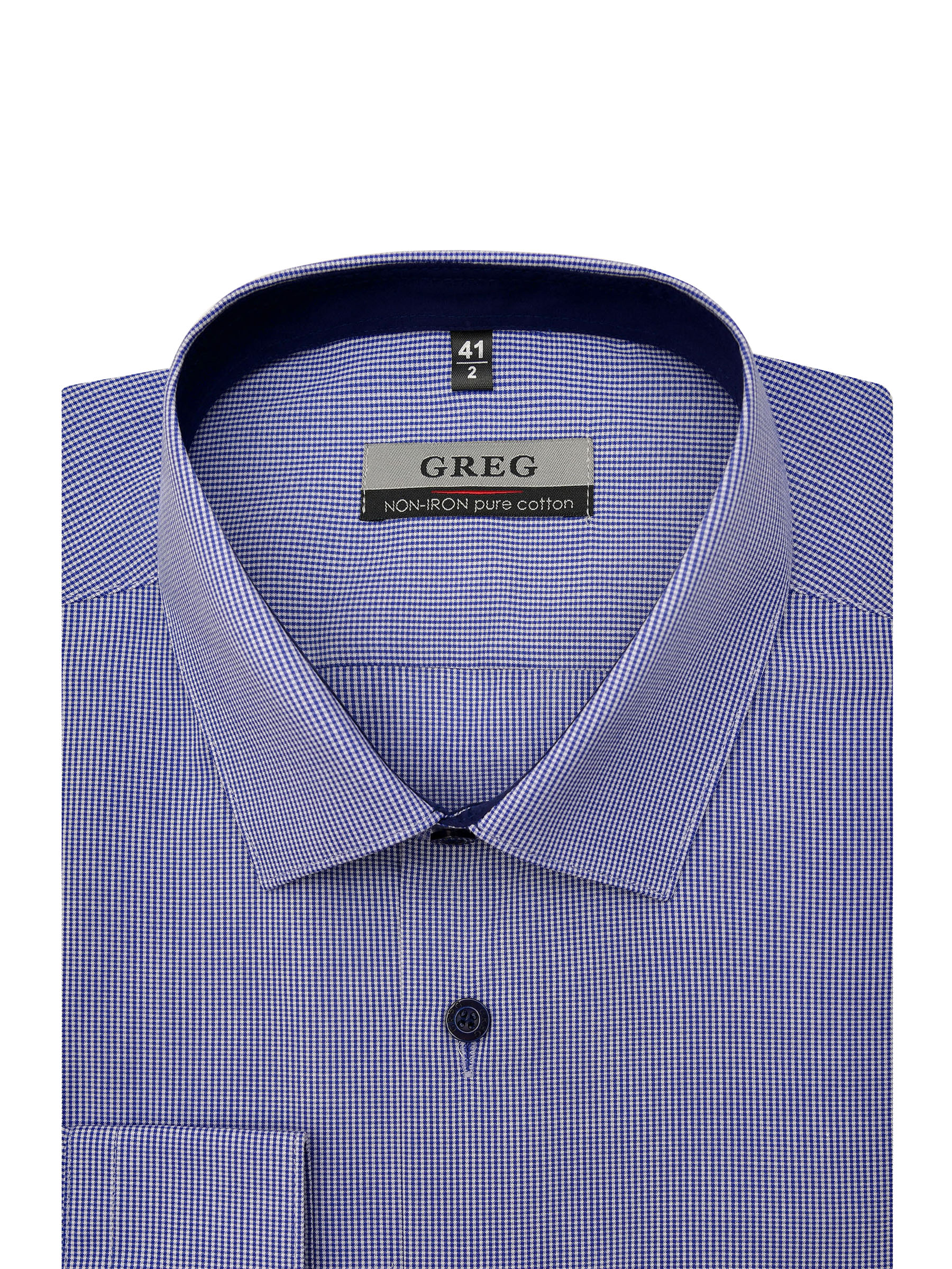 Сорочка мужская длинный рукав GREG 214/231/3735/Z/1