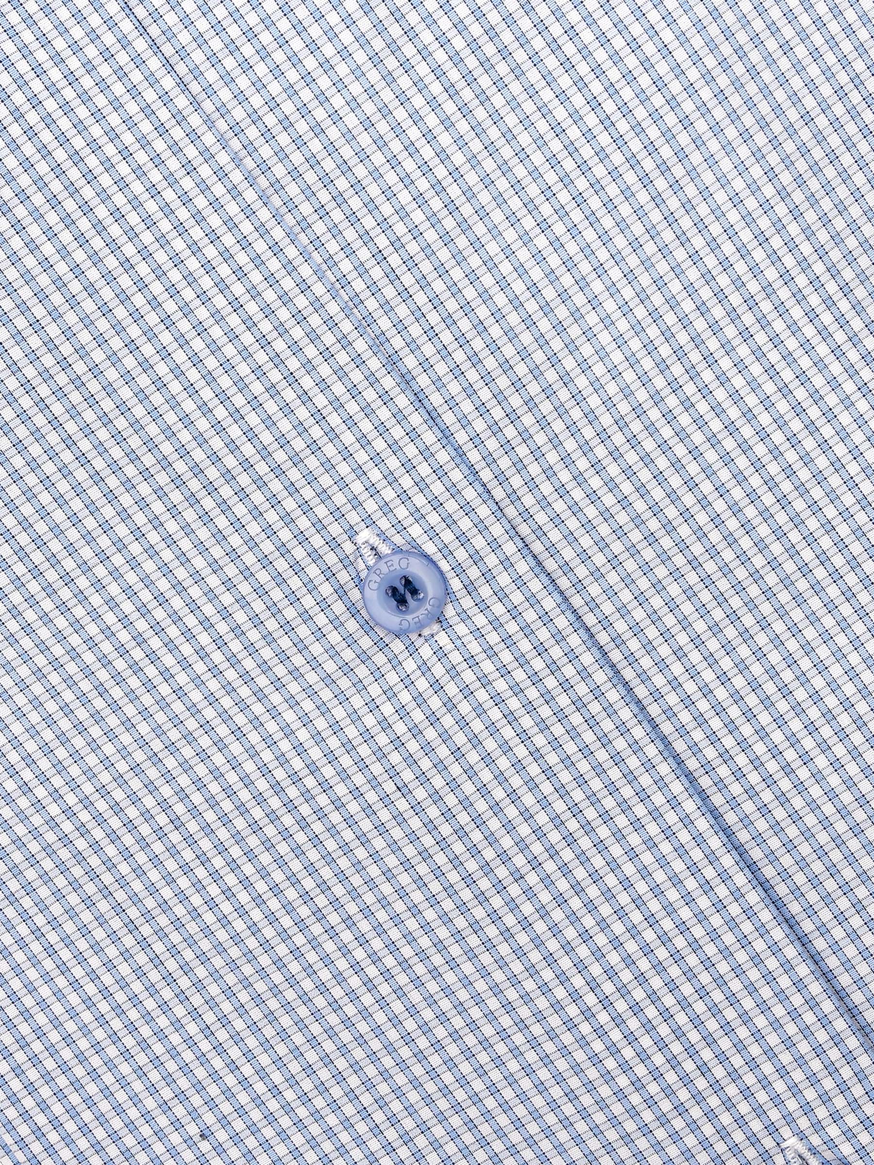 Сорочка мужская короткий рукав GREG 124/201/6177/Z/1p