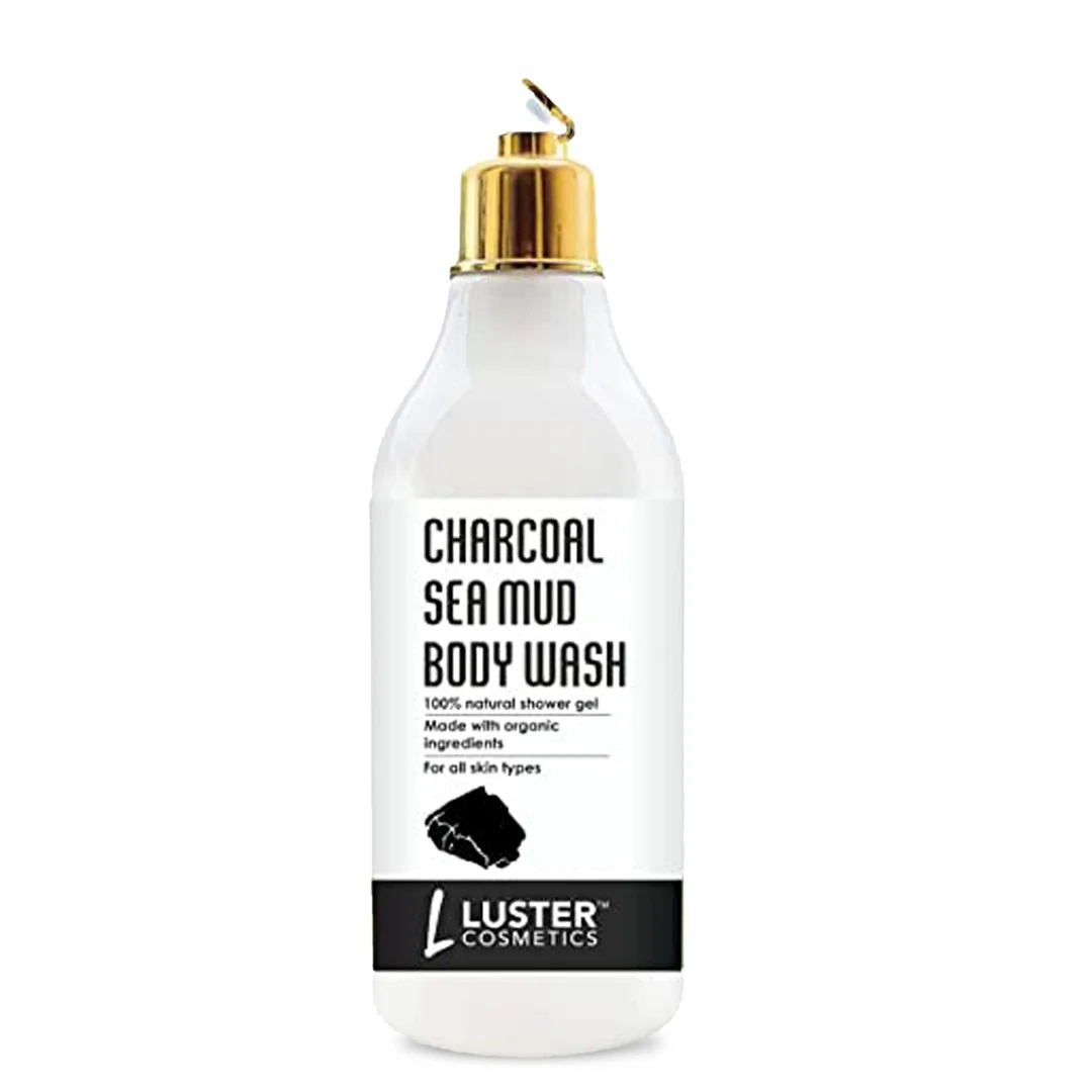 LUSTER Charcoal Sea Mud Body Wash Гель для душа с древесным углём и грязью Мёртвого моря 300мл