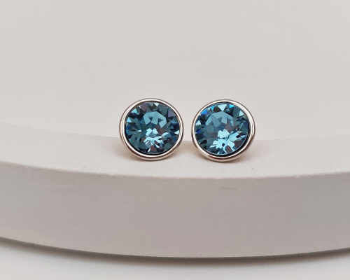Серьги с кристаллами Swarovski