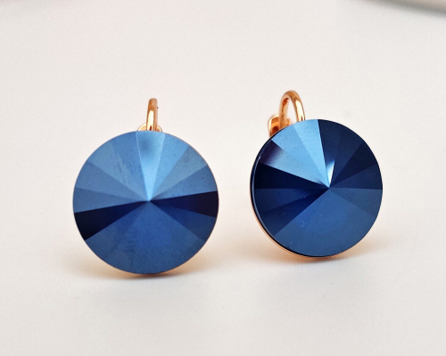 Серьги с кристаллами Swarovski