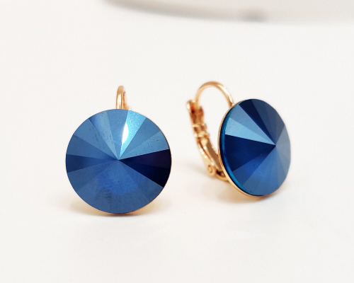 Серьги с кристаллами Swarovski