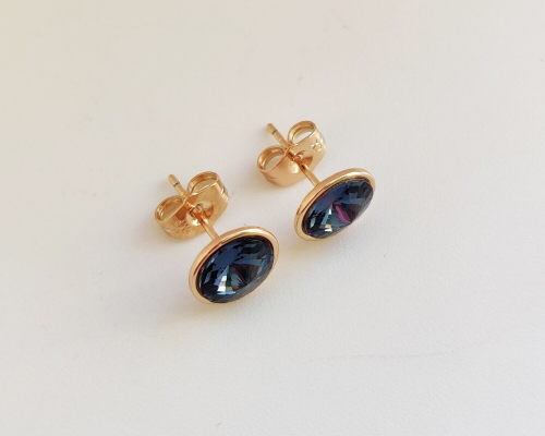 Серьги с кристаллами Swarovski