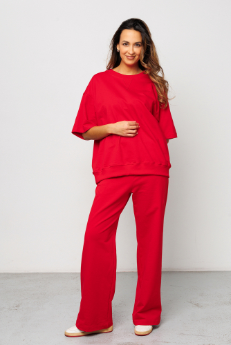Костюм брючный с футболкой 403RED