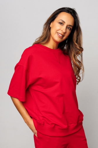 Костюм брючный с футболкой 403RED