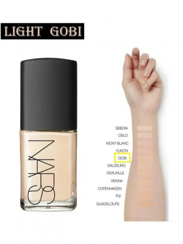 NARS Стойкое тональное средство, придающее коже сияние, LIGHT 3 GOBI