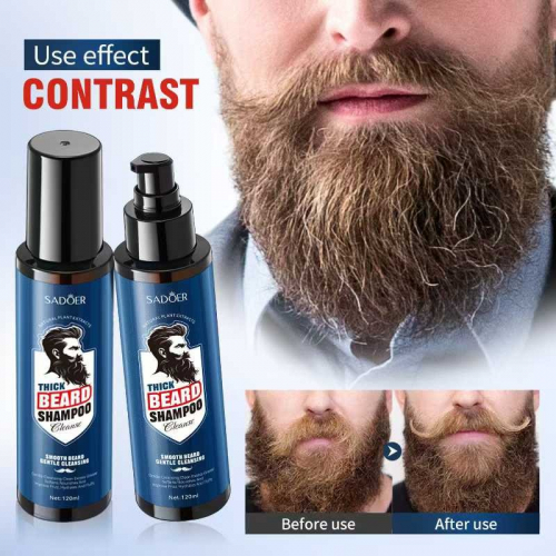 SADOER Шампунь для ухода за бородой Thick Beard Shampoo, 120мл.