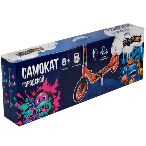 Самокат Dvizhok двухколесный синий C23 ABEC-9 кол 200мм 100 кг  в Нижнем Новгороде