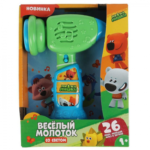 Молоток Ми-ми-мишки 26 песен, мелодий, фраз и звуков.свет HT1114-R в Нижнем Новгороде