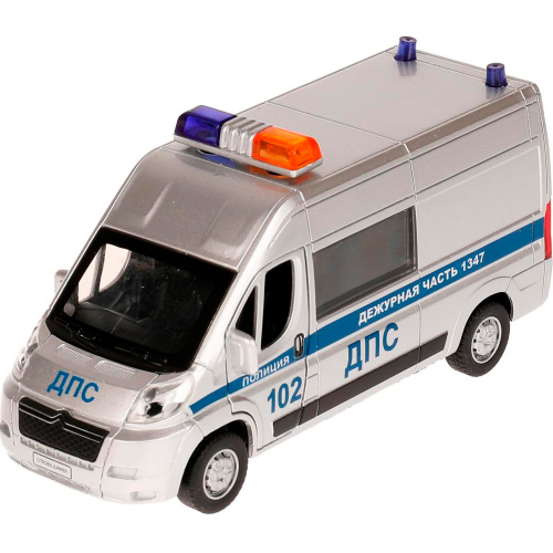 Модель JUMPER-14POL-SR CITROEN JUMPER ПОЛИЦИЯ 14 см Технопарк в коробке в Нижнем Новгороде