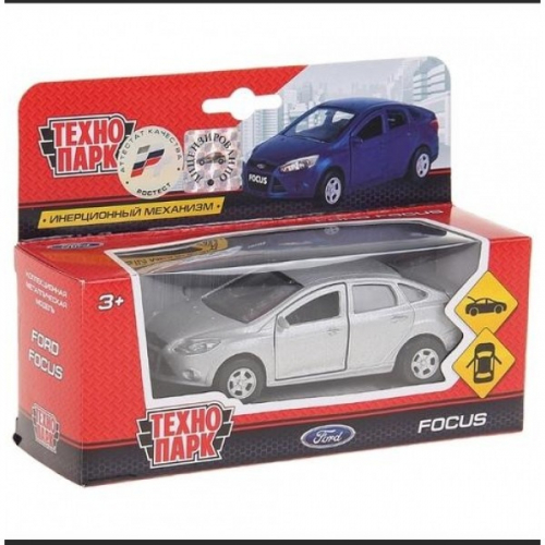 Модель SB-16-45-N(SL)-WB FORD Focus серебристый Технопарк  в коробке в Нижнем Новгороде