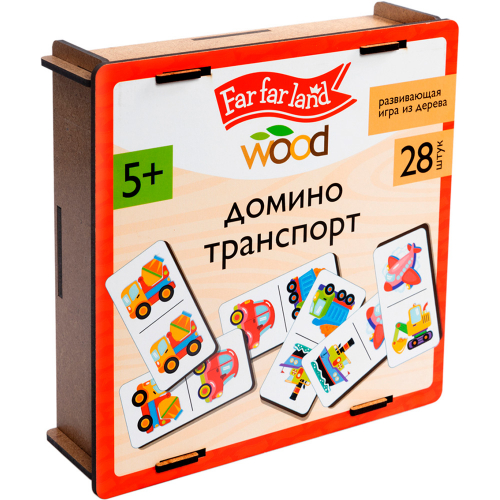 Деревянное Домино Транспорт Far far land wood 28 фишек 05635 в Нижнем Новгороде