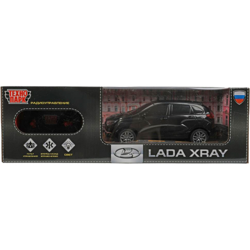 Машина на радиоуправлении LADAXRAY-18L-BK LADA XRAY 18 см, свет, черн Технопарк в коробке в Нижнем Новгороде