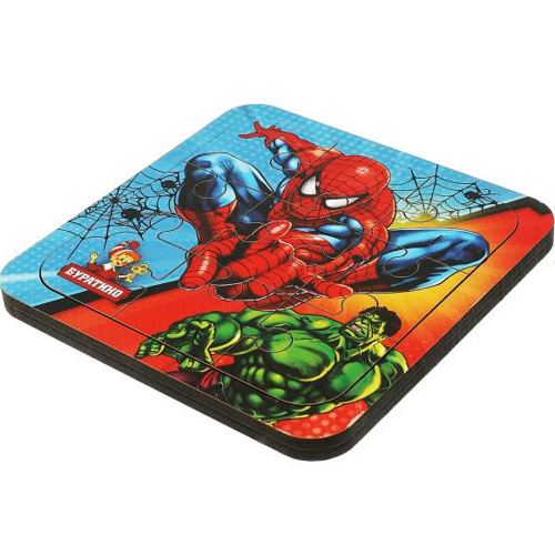Дер. Пазл spiderman 10*10 см терм. пакет Буратино SPM-02 в Нижнем Новгороде