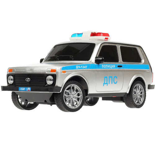 Машина на радиоуправлении LADA4X4-18LPOL-GY LADA ПОЛИЦИЯ 4x4 18 см, свет, сер Технопарк в кор /24/ в Нижнем Новгороде
