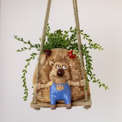 Кашпо подвесное Ёжик 0,6л 15*13*17