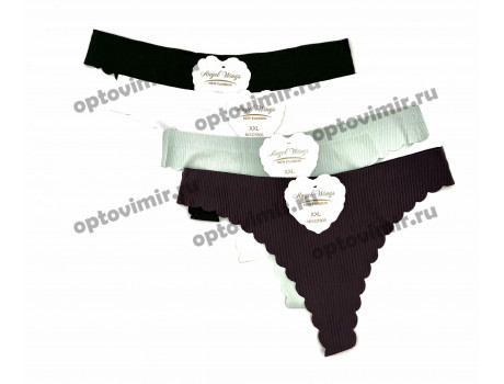 Трусы женские Angel Wings бесшовные стринги D7805