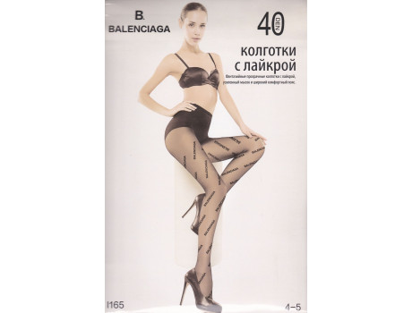Колготки женские Naris 40d принт по всей длине I165