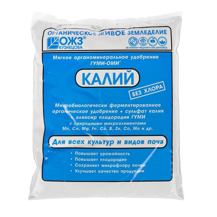 Удобрение Гуми-Оми Калий Сульфат калия, 0,5 кг