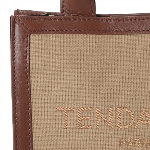 Сумка летняя с ручками TENDANCE 3073681, серо-бежевый