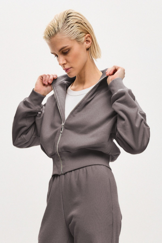 Толстовка EZANNA, 1095931 W1To384F3 Мокрый асфальт