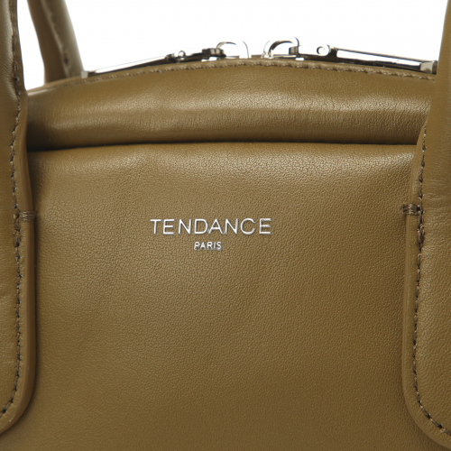 Женская сумка с ручками TENDANCE 3479947, бежево-зеленый