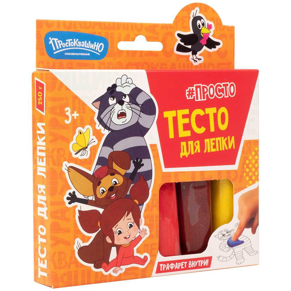 Набор для творчества Тесто для лепки Волшебное тесто 250 гр. Простоквашино Тама-Тама VT061 в Нижнем Новгороде