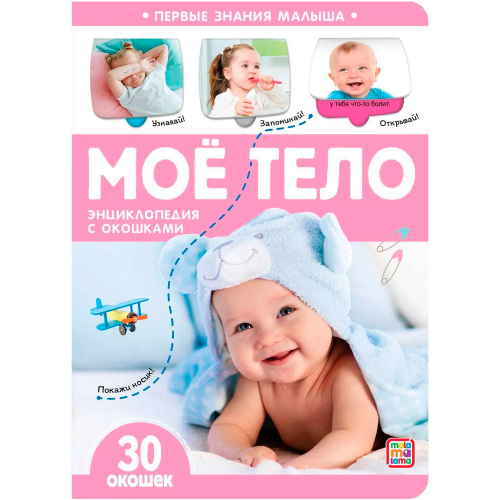 Книга 9785001346678 Первые знания малыша(с окошками). Моё тело в Нижнем Новгороде