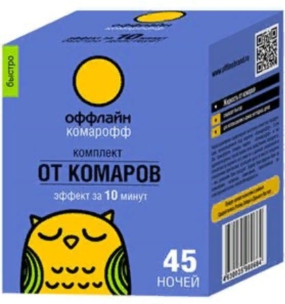 Комплект Комарофф прибор Быстро 45 ночей 30 мл (16 шт)