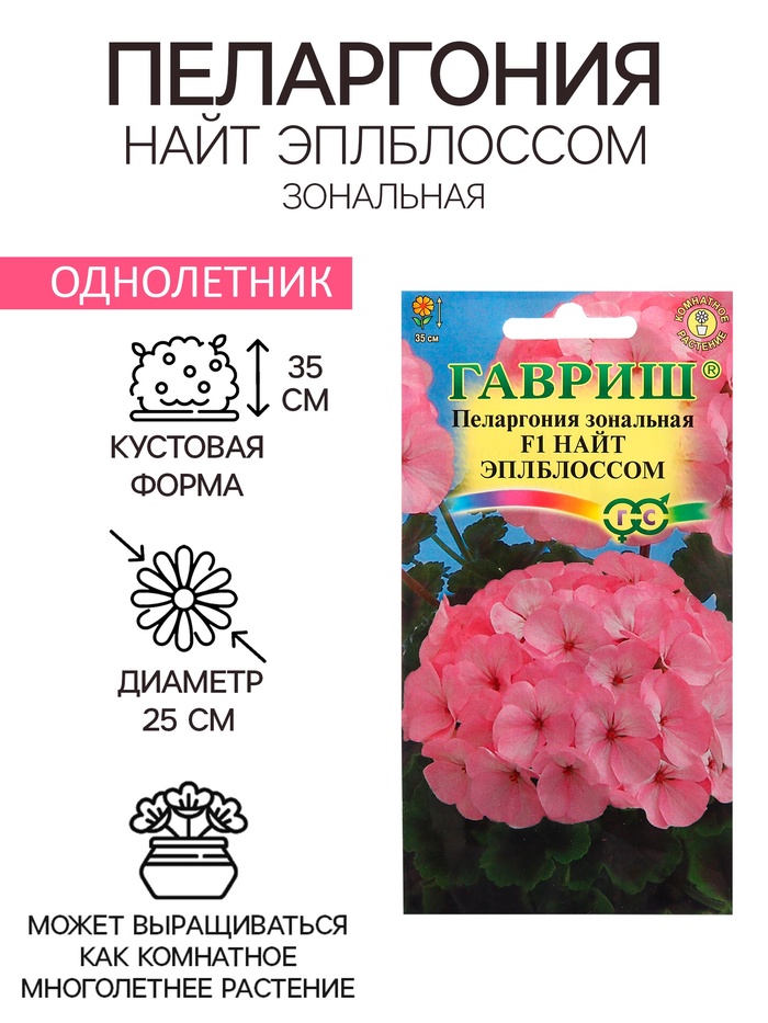 Семена Пеларгония